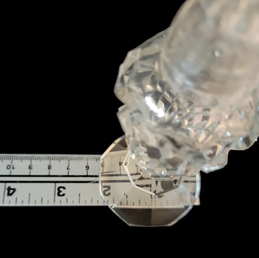 Antique Cut Crystal Salt & Pepper Shakers